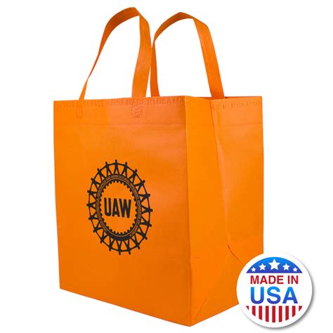 union made grocery bags.